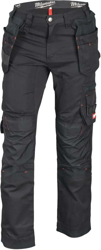 Pracovní kalhoty Milwaukee FREEFLEX WP BL 64, černé, Vel. 64/XXXL, 4932498200